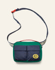 Wynken - duo pocket bag - navy/python green
