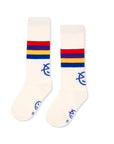 Wynken - sunshine socks - ecru stripes
