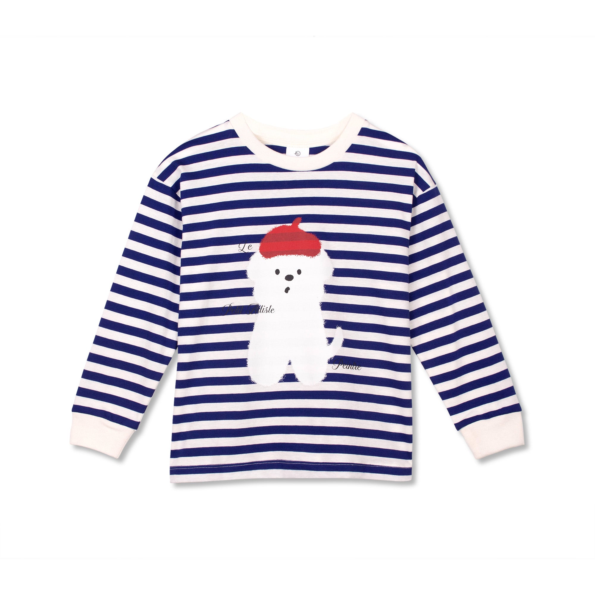 Wynken - le petit artiste stripe tee - ultramarine