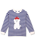 Wynken - le petit artiste stripe tee - ultramarine