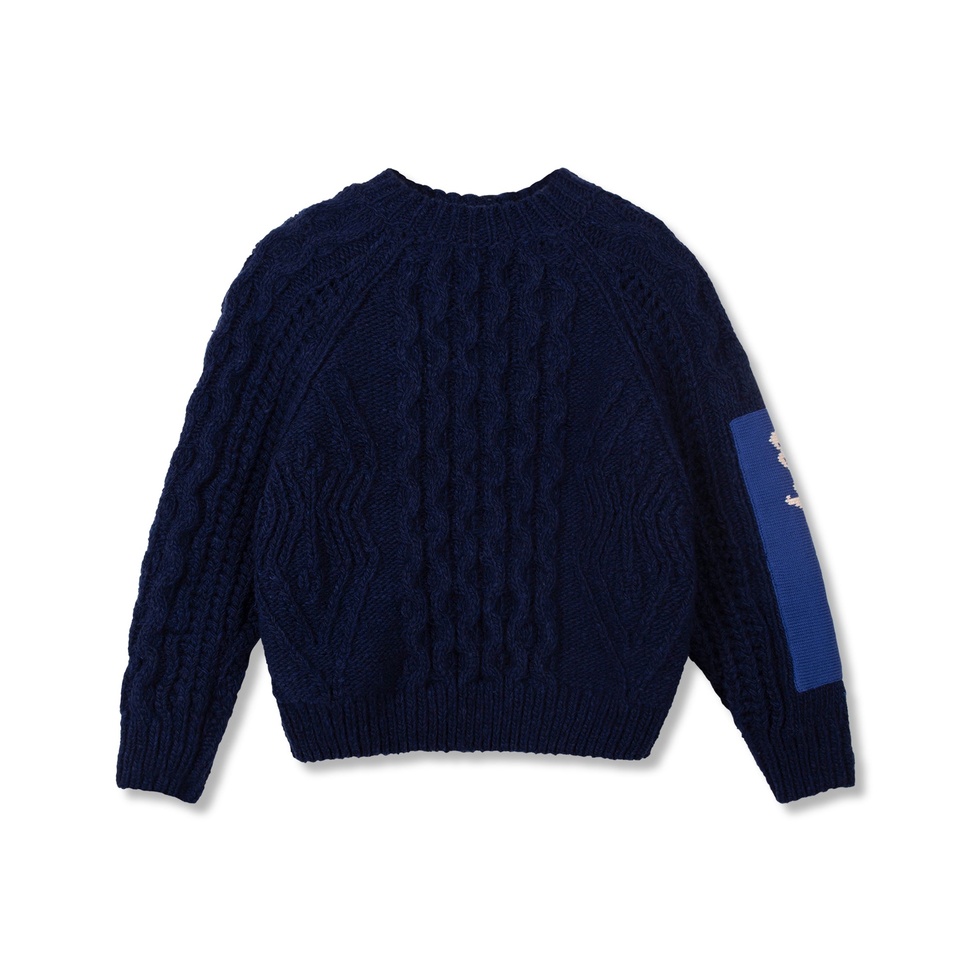 Wynken - le petit artiste wool knit jumper - navy