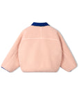 Wynken - faux fur reversible jacket - blue/rose