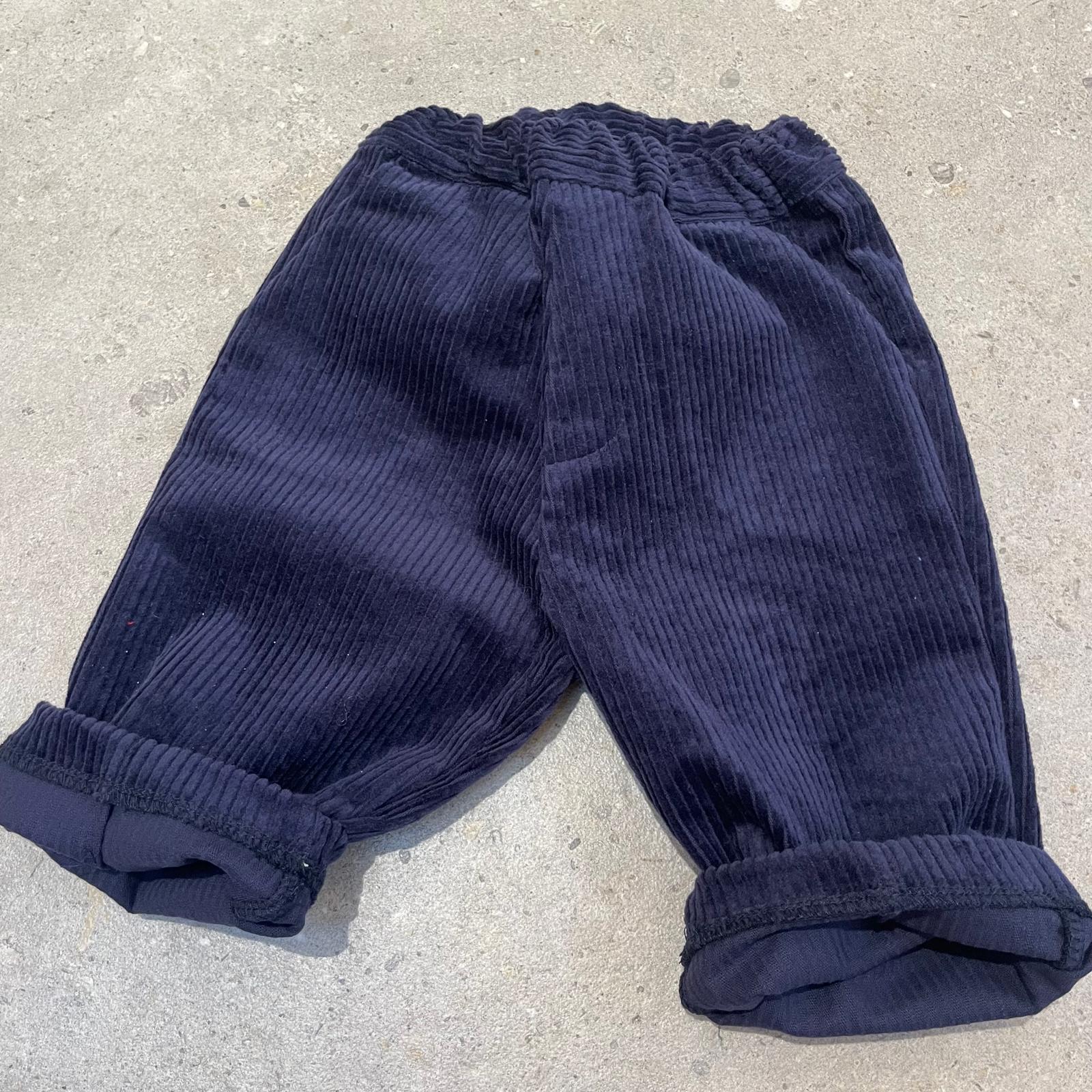 Pequeno tocon - 6080 - corduroy trousers - navy