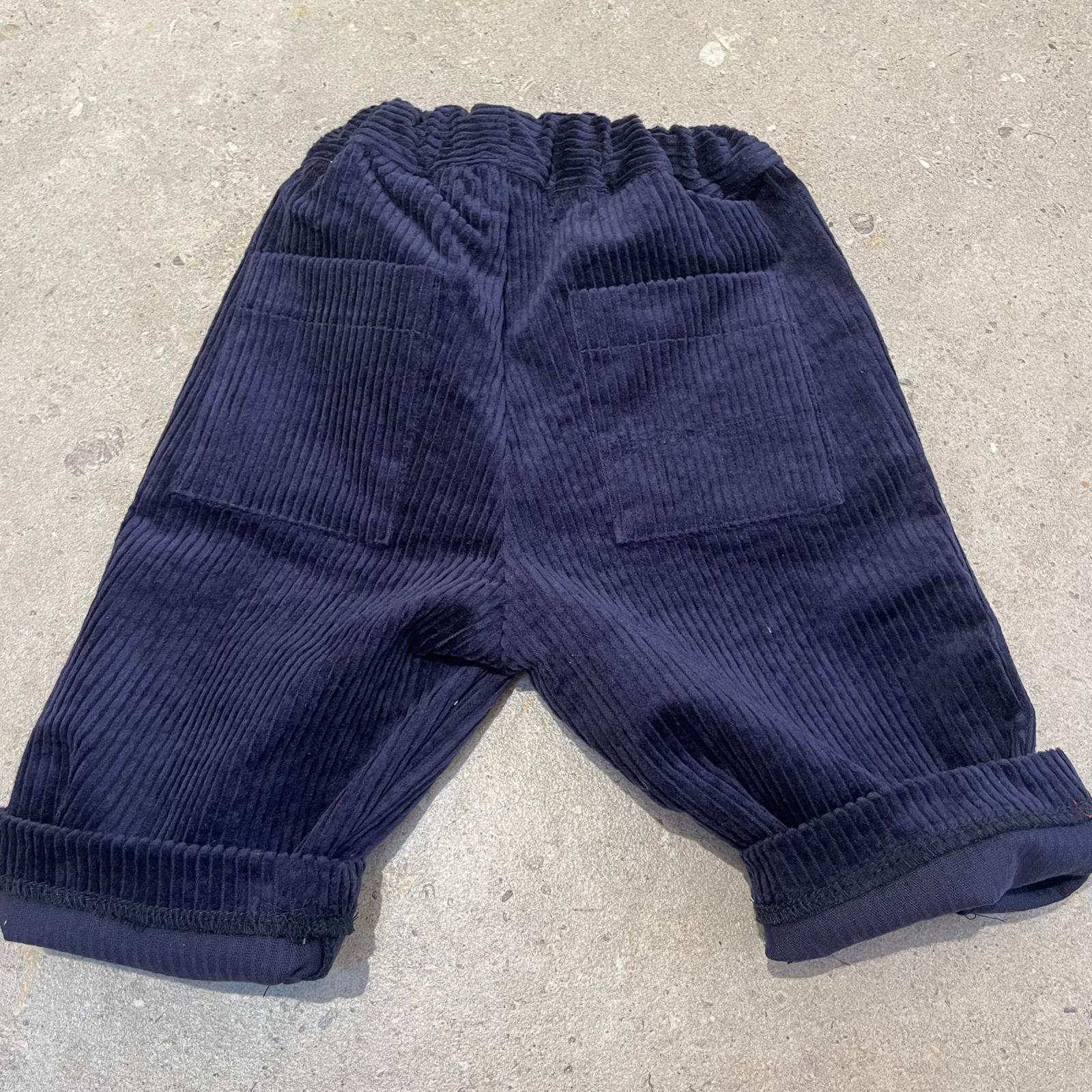 Pequeno tocon - 6080 - corduroy trousers - navy