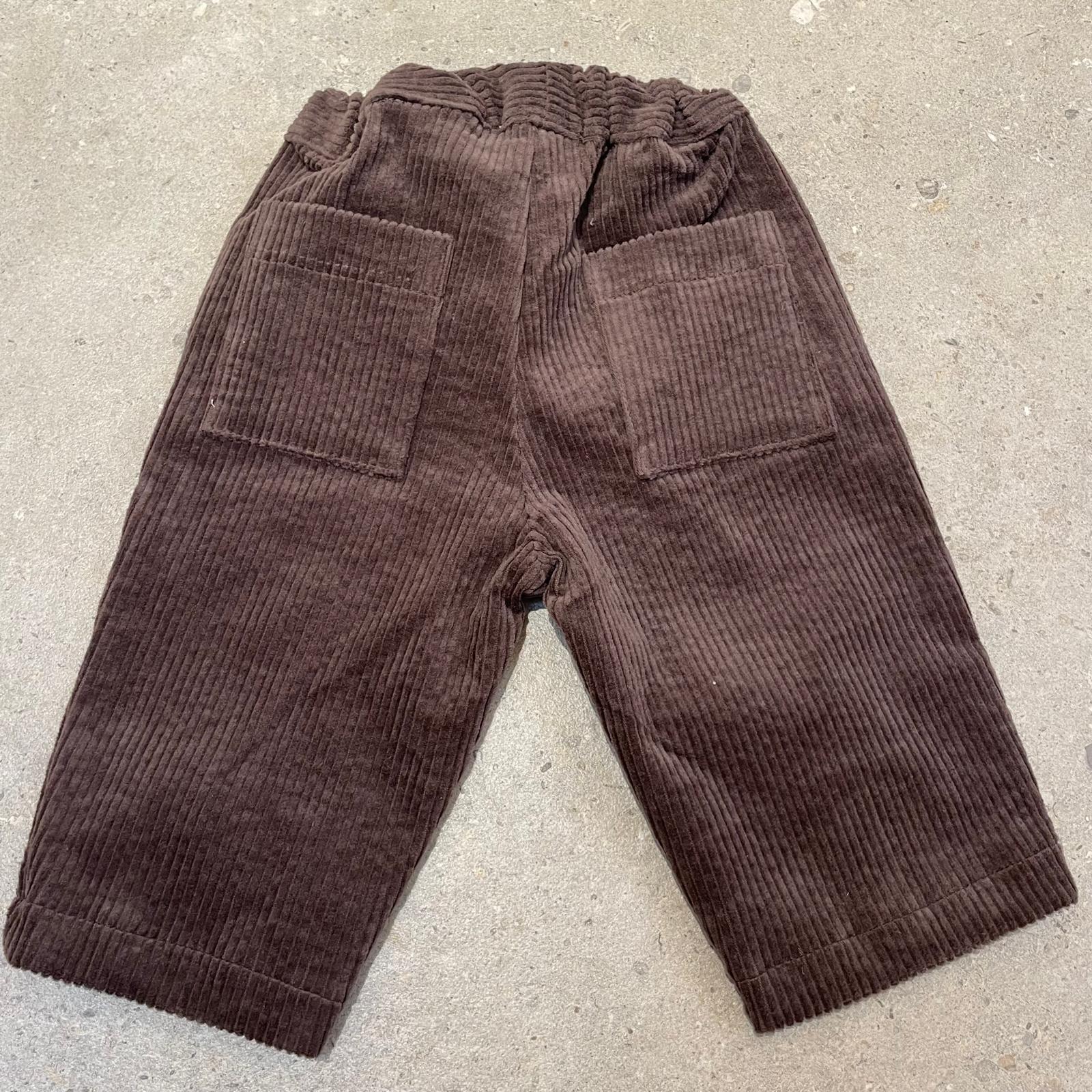 Pequeno tocon - 6080 - corduroy trousers - dark brown