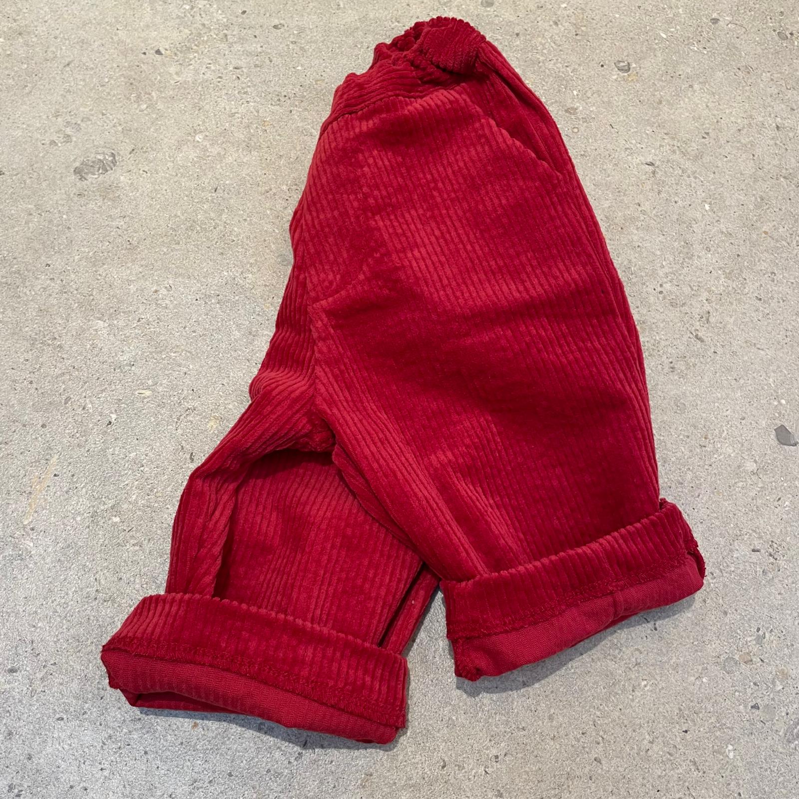 Pequeno tocon - 6080 - corduroy trousers - red