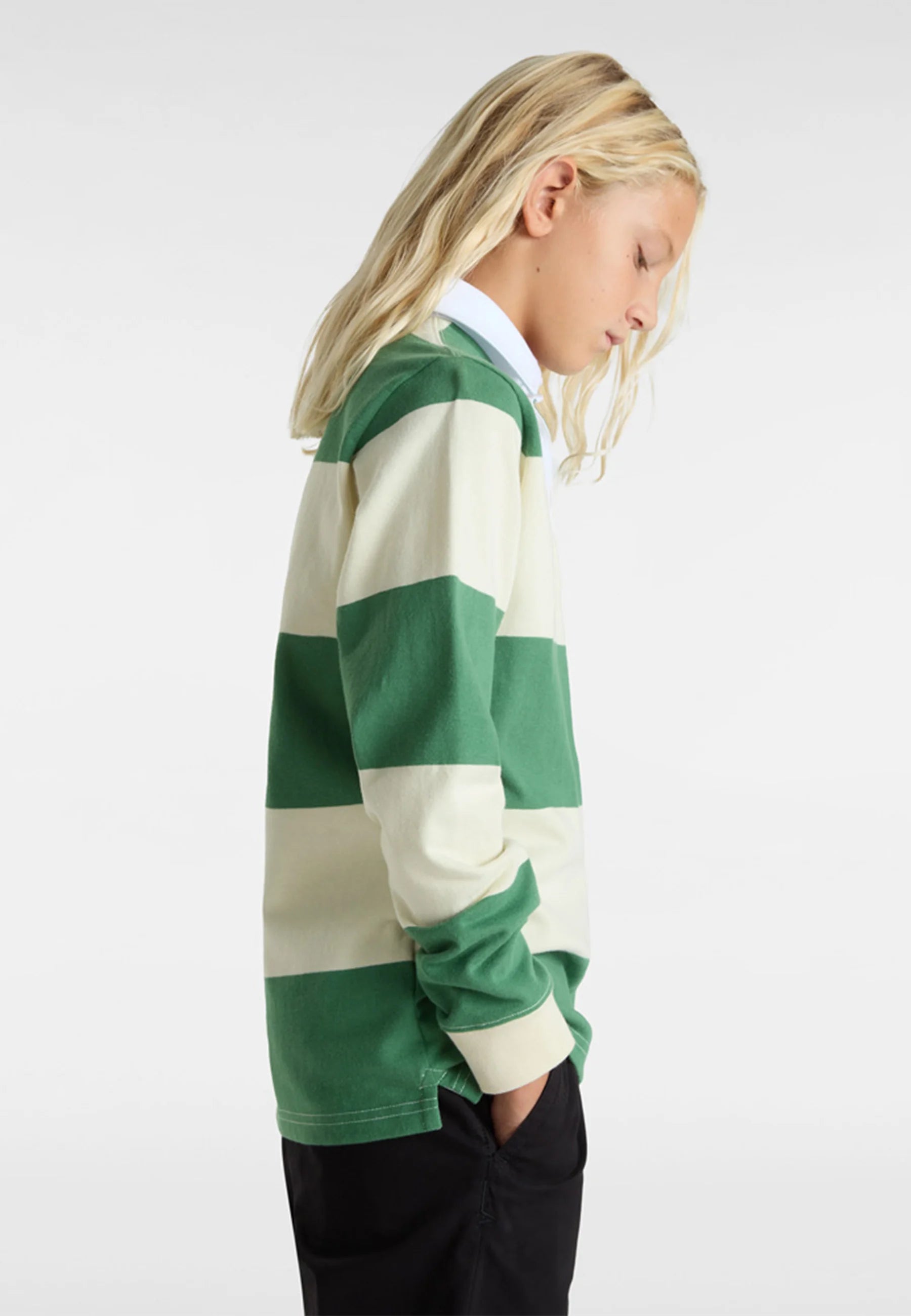 Vans - ward rugby polo - green