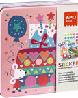 Apli - stickers in tin box - party