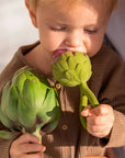 Oli & Carol - artichoke rattle toy