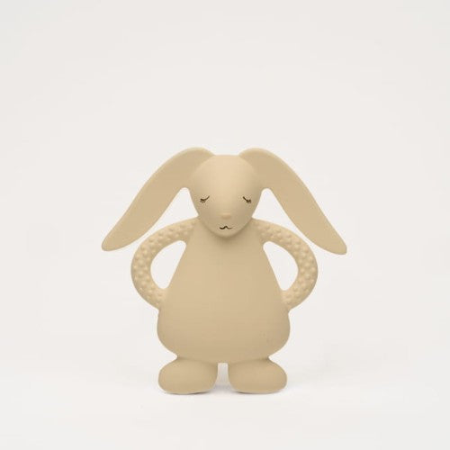 Moonie - rubber teether - bunny - sand