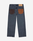 Bobo Choses - kids - colorblock denim pants - multicolor