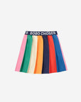 Bobo Choses - kids - bobo colorblock pleated skirt - multicolor
