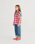 Bobo Choses - kids - Pickles The Dog Striped denim pants