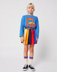 Bobo Choses - kids - bobo colorblock pleated skirt - multicolor