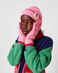 Bobo Choses - kids - bobo gloves - pink