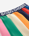 Bobo Choses - kids - bobo colorblock pleated skirt - multicolor