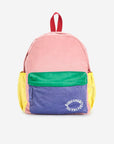 Bobo Choses - kids - colorblock corduroy backpack
