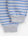 Bobo Choses - baby - stripes joggers - blue