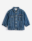 Bobo Choses - kids - bc Striped denim jacket