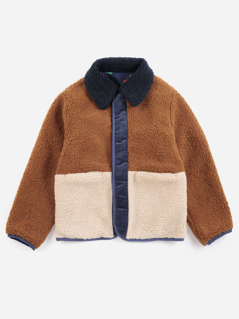 Bobo Choses - kids - Stamp Bloom all over reversible jacket