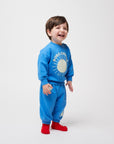 Bobo Choses Iconic - baby - sun turquoise sweatshirt