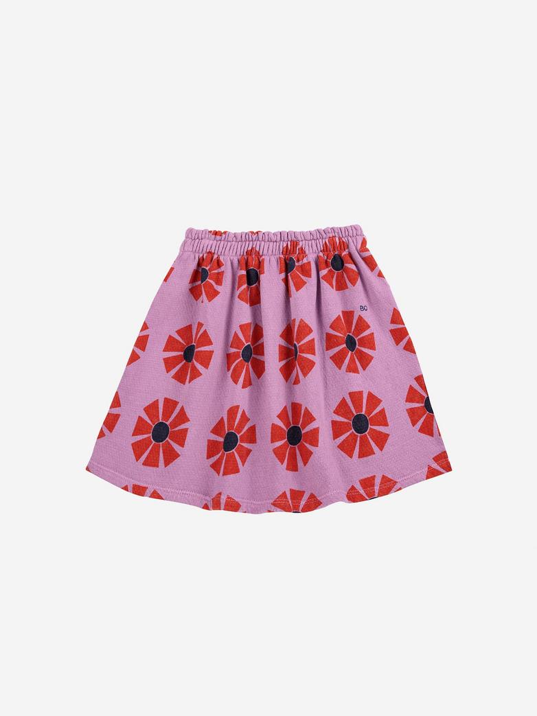 Bobo Choses - kids - kaleidoscope allover skirt - purple