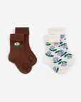 Bobo Choses - 2pack socks - stamp bloom
