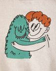 Bobo Choses - kids - hug hairy monster sweatshirt
