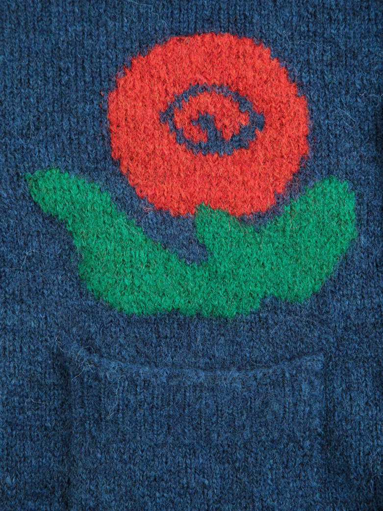 Bobo Choses - kids - stamp bloom cardigan