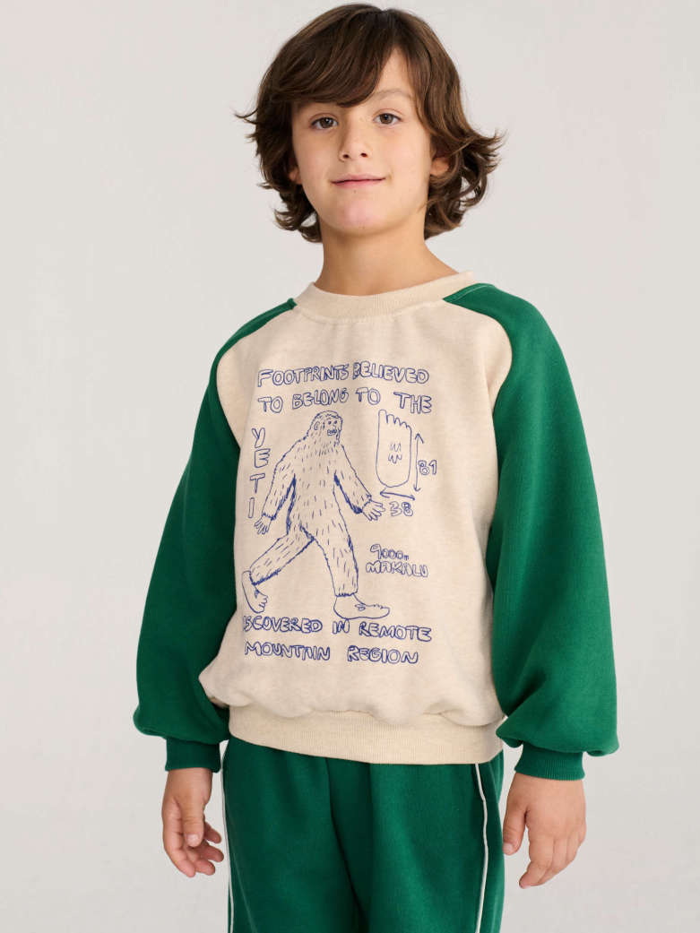 Bobo Choses - kids - mr footish raglan sweatshirt