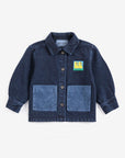 Bobo Choses - baby - booo bo tag denim shirt