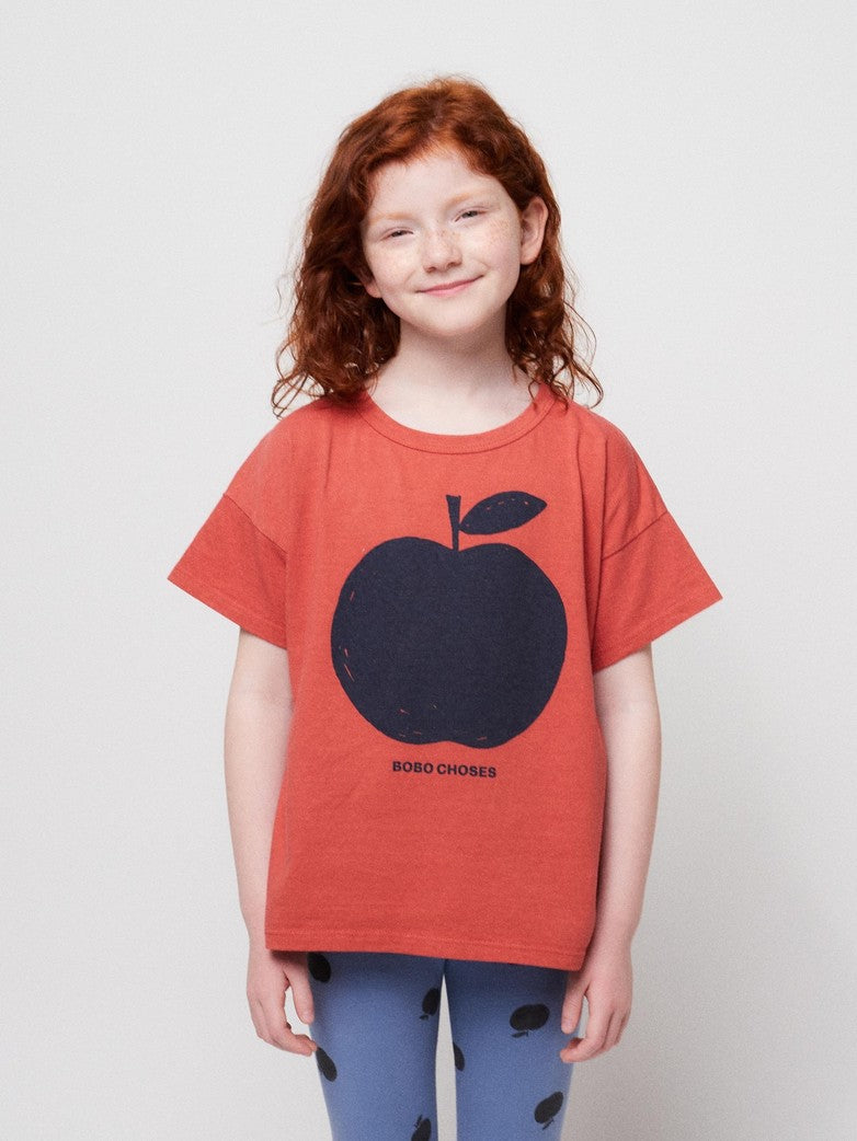 Bobo Choses Iconic - kids - poma red t-shirt