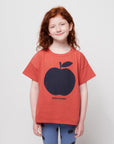 Bobo Choses Iconic - kids - poma red t-shirt