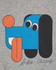 Bobo Choses - baby - doggy mate sweatshirt - light heather grey