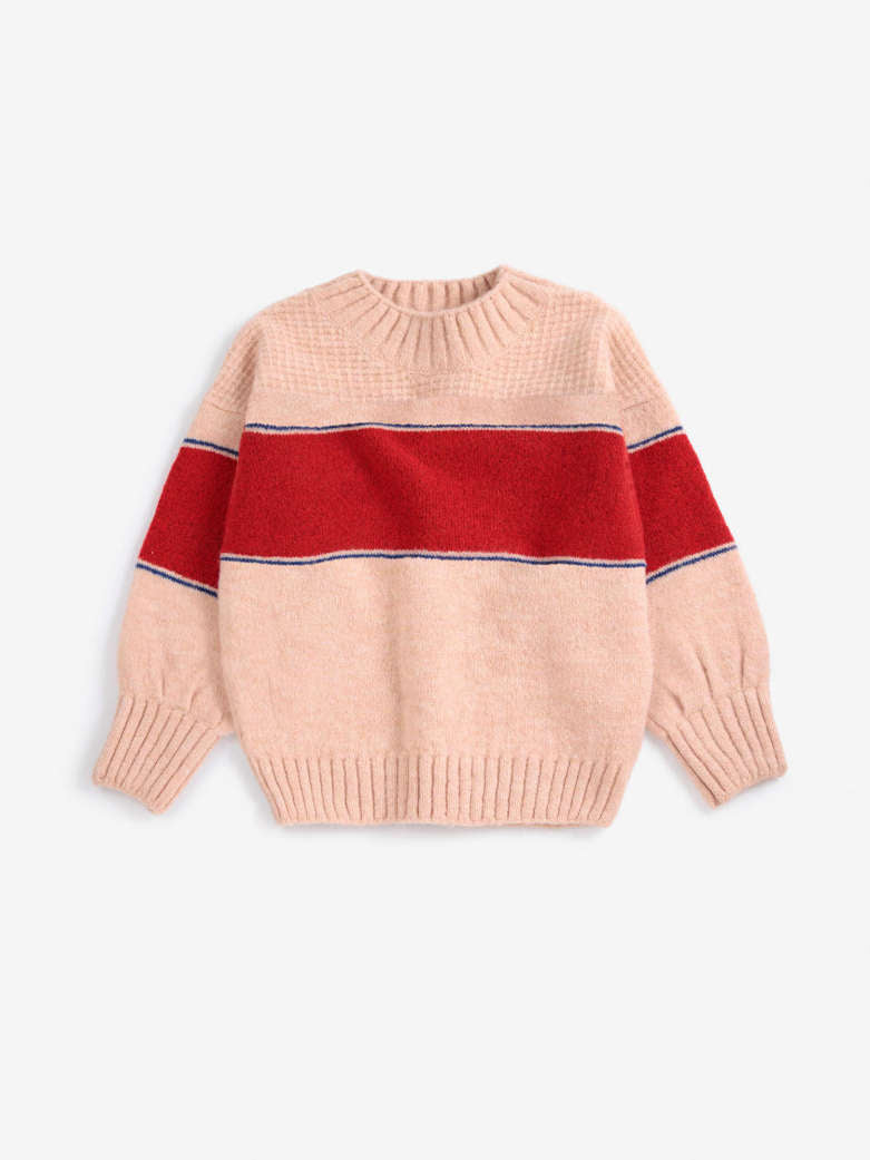 Bobo Choses - kids - Stripes jacquard jumper
