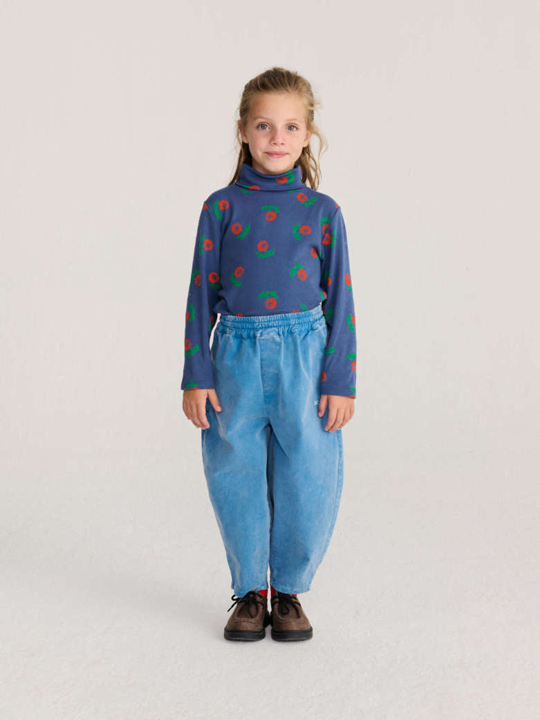 Bobo Choses - kids - stamp bloom allover turtleneck
