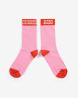 Bobo Choses - kids - long socks - pink