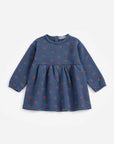 Bobo Choses - baby - stamp bloom allover fleece dress