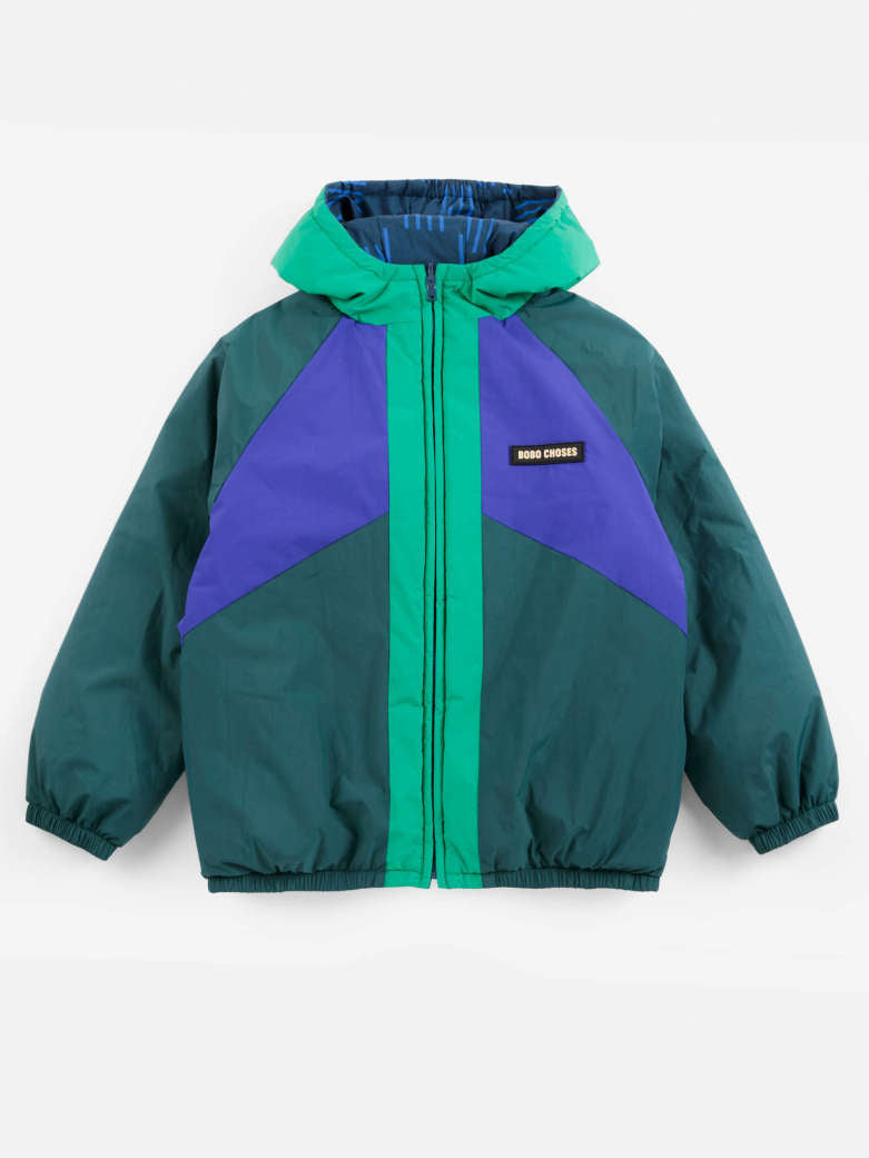 Bobo Choses - kids - Almost Moiré all over reversible anorak
