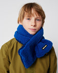 Bobo Choses - kids - sheepskin neck warmer - blue
