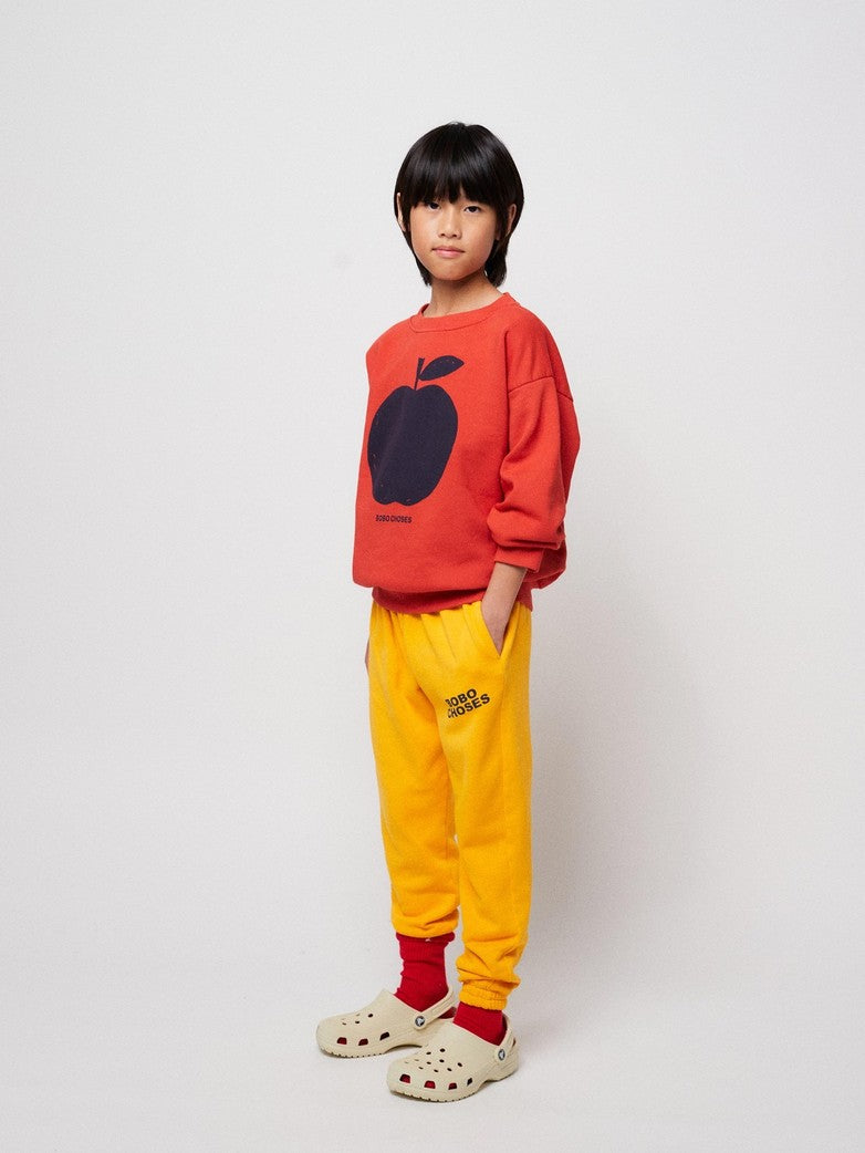 Bobo Choses Iconic - kids - poma red sweatshirt