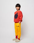 Bobo Choses Iconic - kids - poma red sweatshirt