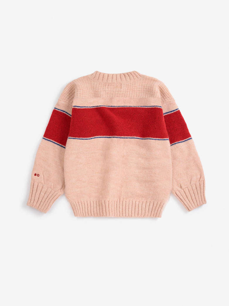 Bobo Choses - kids - Stripes jacquard jumper