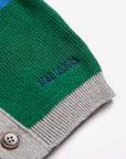 Bobo Choses - baby - color block cardigan