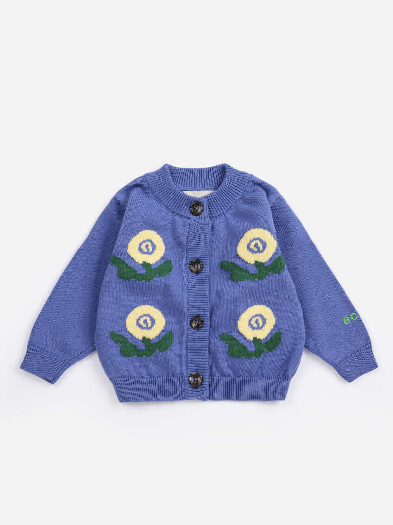 Bobo Choses - baby - stamp bloom cardigan