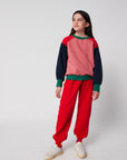 Bobo Choses - kids - tic tac toe colorblock sweatshirt