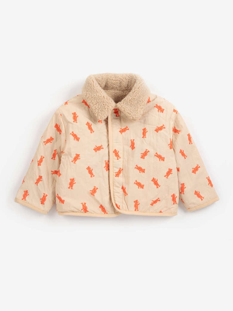 Bobo Choses - baby - softpaw monster sheepskin reversible jacket