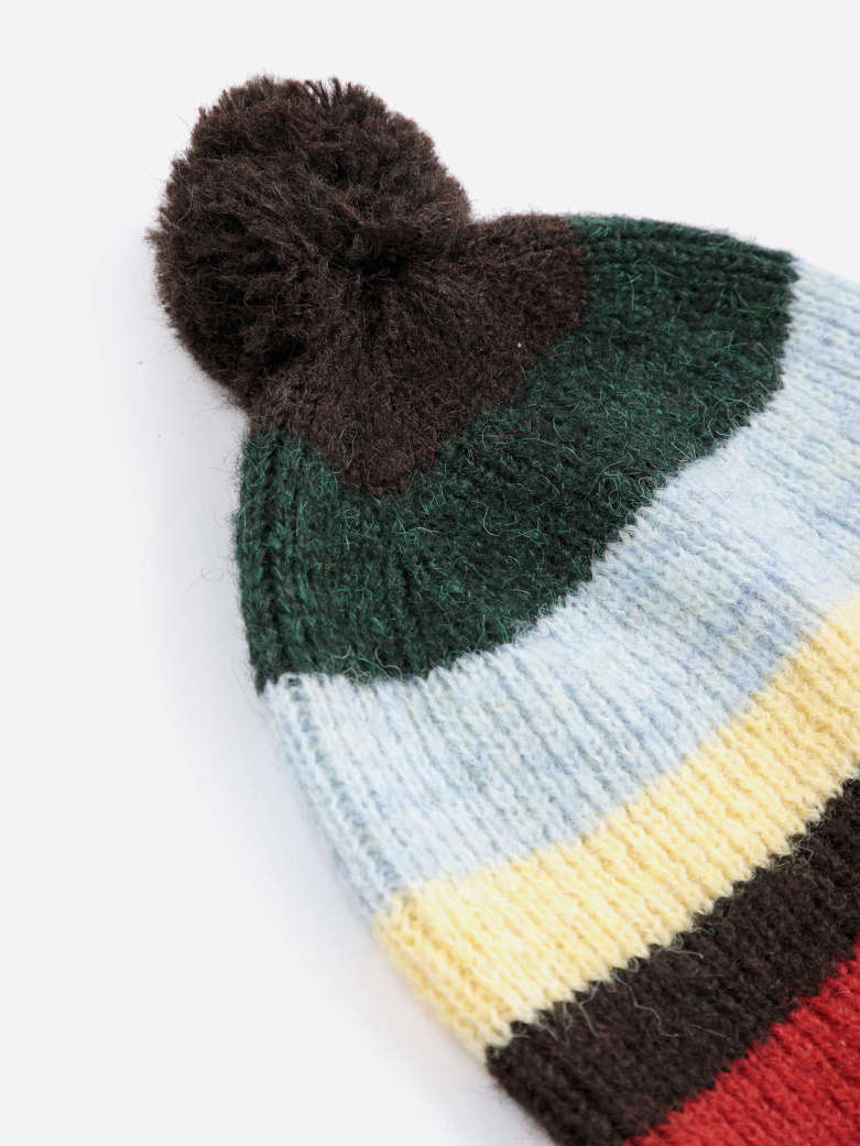 Bobo Choses - baby - striped knitted beanie