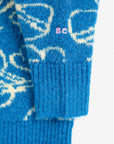 Bobo Choses - kids - Sketchy Flowers all over jacquard jumper