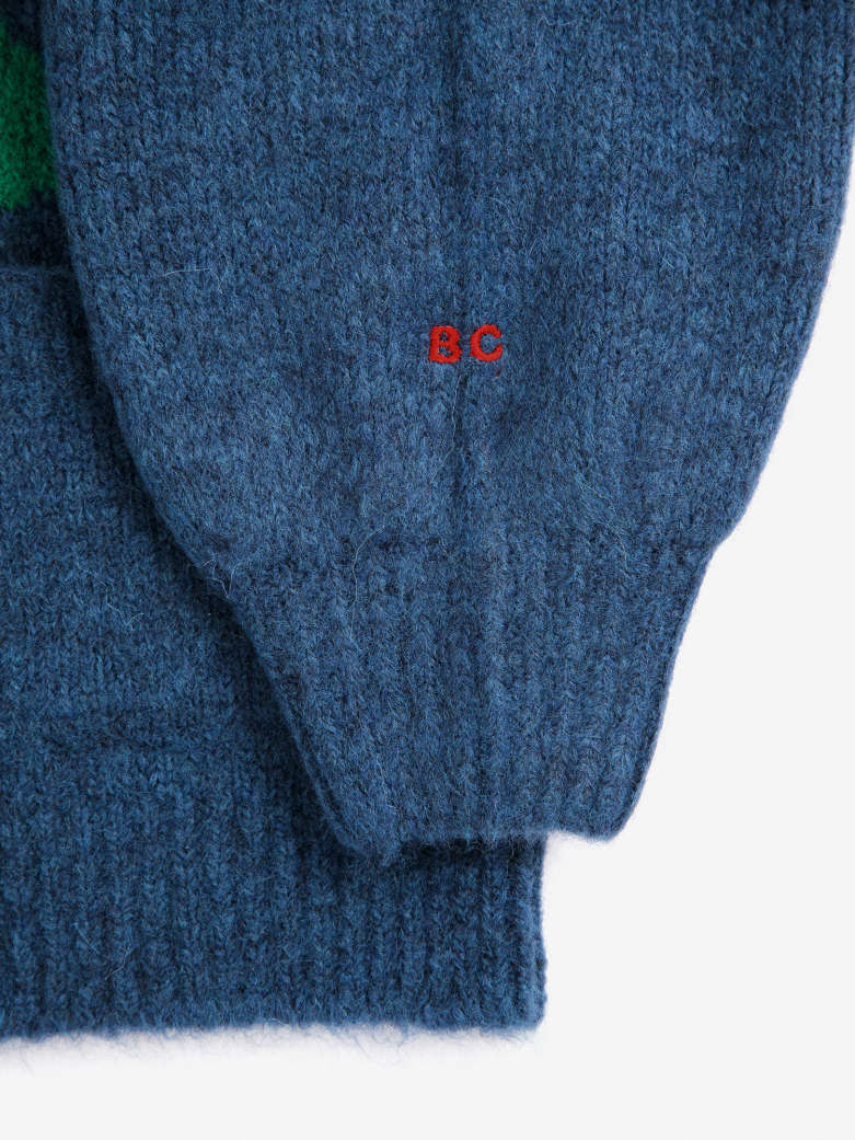 Bobo Choses - kids - stamp bloom cardigan